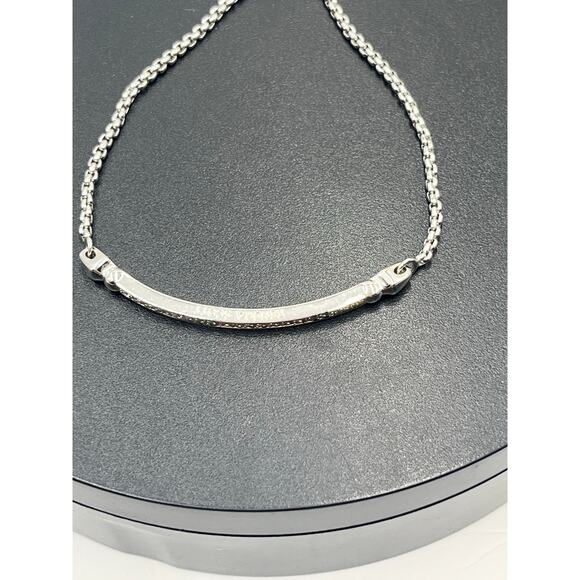Kendra Scott Ott Bolo Adjustable Sparkling CZ Chain Bracelet in Silver Rhodium - Picture 3 of 7